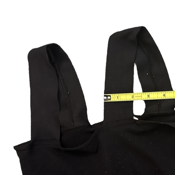 Nikibiki Black Seamless Square Tank Top OS - Picture 4 of 7